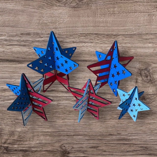 (image for) Merica - 3D Stars Set